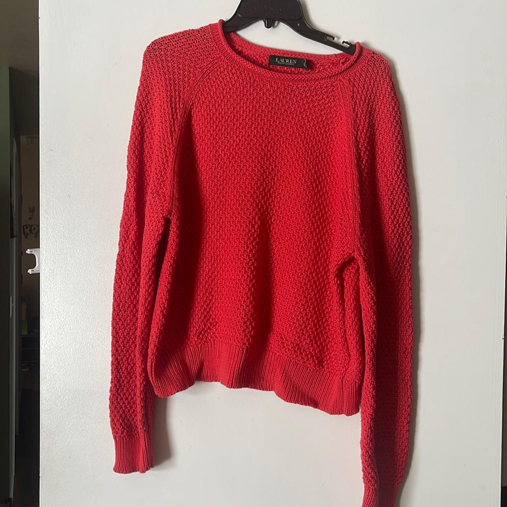 Red Crewneck Sweater